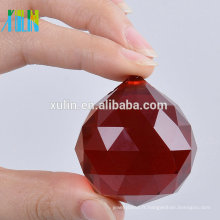 20mm Lustres Boule de cristal rouge prismes Feng Shui Ball